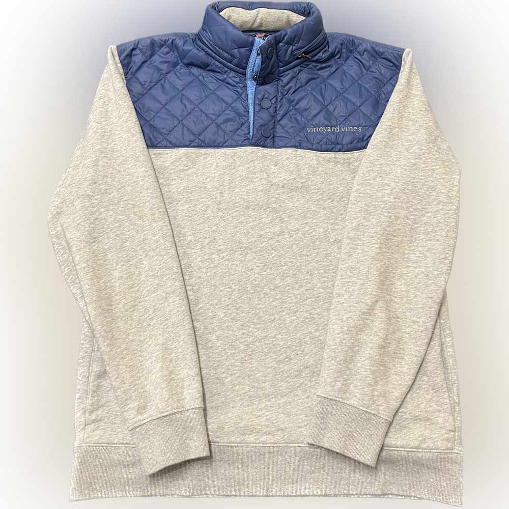 Vineyard Vines Quarter Zip | M | Packable Hood | 3 Pockets